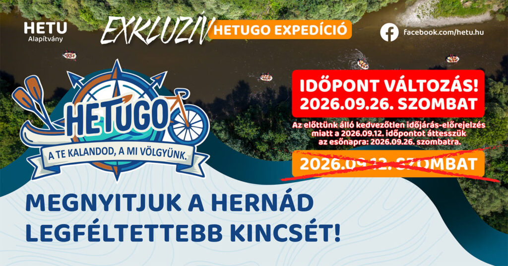 EXKLUZÍV HETUGO EXPEDÍCIÓ: Szentistvánbaksa-Gesztely – 2026.09.26.